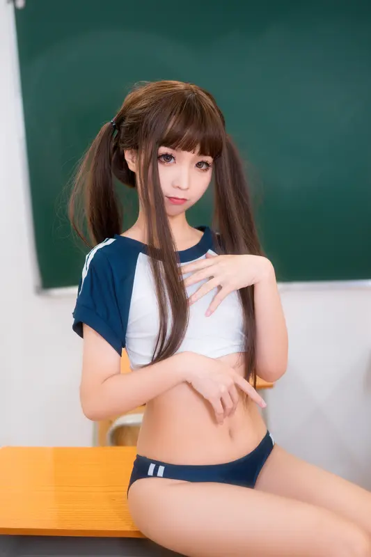 蠢沫沫 NO.34 体操服蓝 – 014.webp