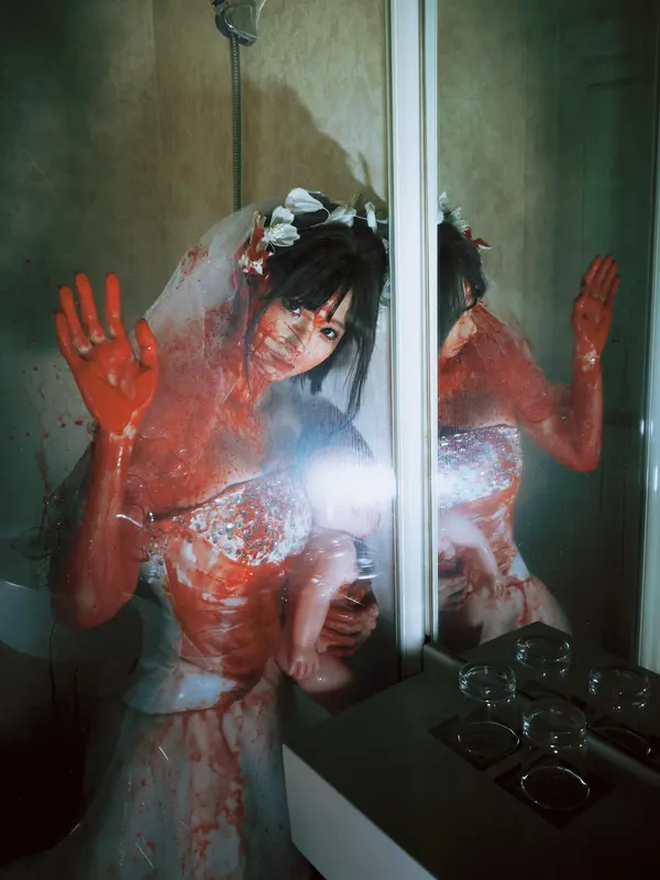 蠢沫沫 NO.341 2024年会员 林恩-血婚纱 – 009.webp