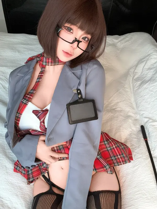 蠢沫沫 NO.348 2025年1月合集 性感小西服 – 008.webp