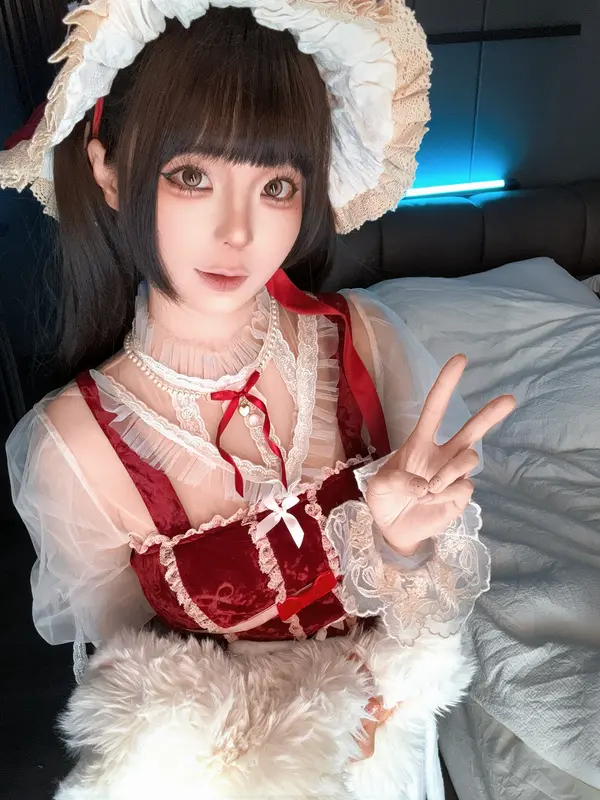 蠢沫沫 NO.348 2025年1月合集 花裙 – 001.webp