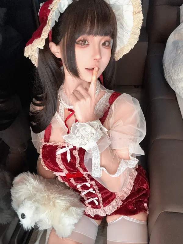 蠢沫沫 NO.348 2025年1月合集 花裙 – 007.webp