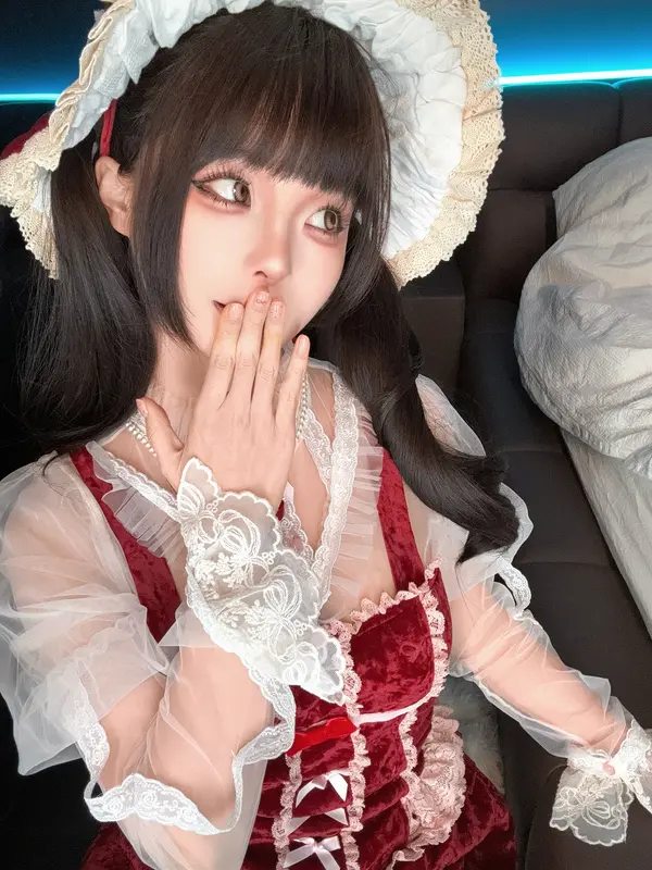 蠢沫沫 NO.348 2025年1月合集 花裙 – 015.webp