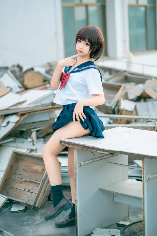 蠢沫沫 NO.35 天台jk – 007.webp