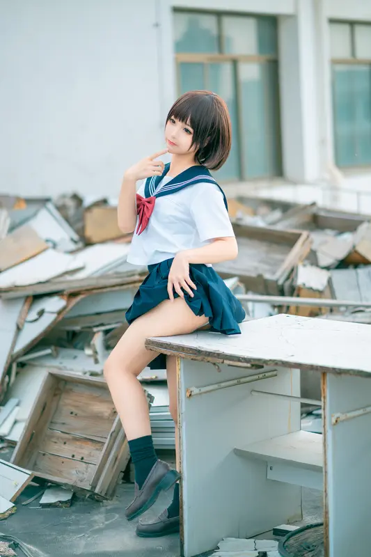 蠢沫沫 NO.35 天台jk – 008.webp