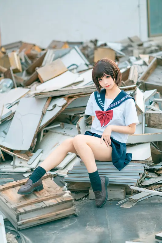 蠢沫沫 NO.35 天台jk – 012.webp