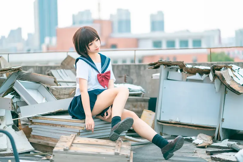 蠢沫沫 NO.35 天台jk – 016.webp