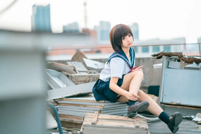 蠢沫沫 NO.35 天台jk – 018.webp