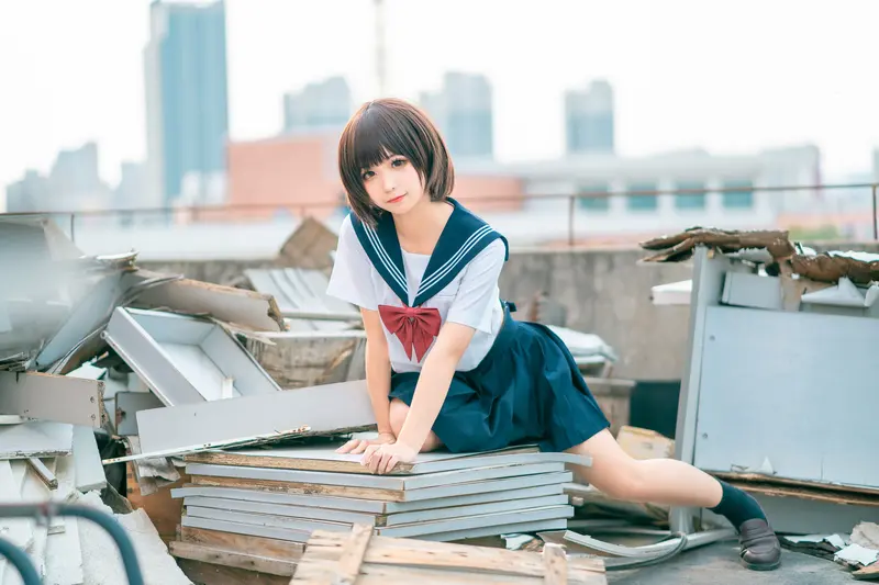 蠢沫沫 NO.35 天台jk – 021.webp