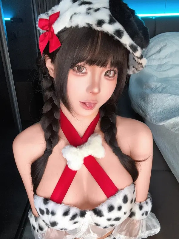 蠢沫沫 NO.356 2025年2月自拍 情趣奶牛 – 025.webp