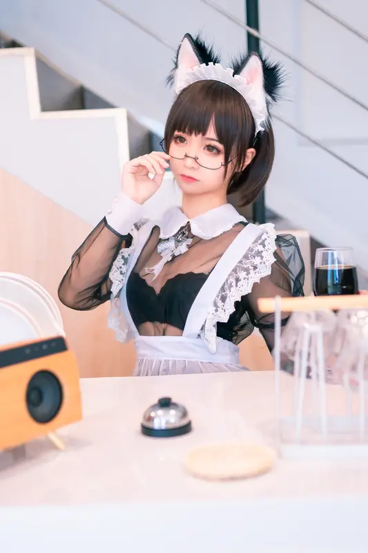 蠢沫沫 NO.36 透明女仆 – 002.webp