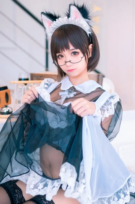 蠢沫沫 NO.36 透明女仆 – 016.webp