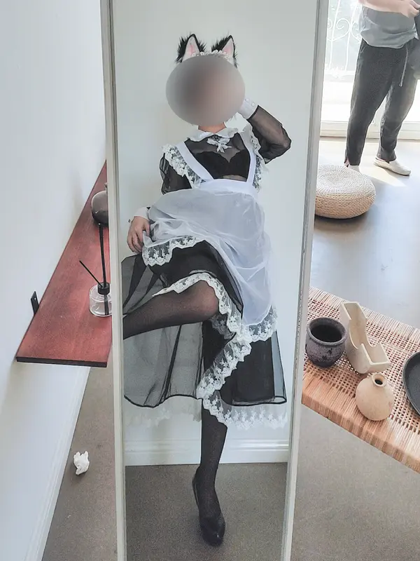 蠢沫沫 NO.37 透明女仆自拍 – 007.webp