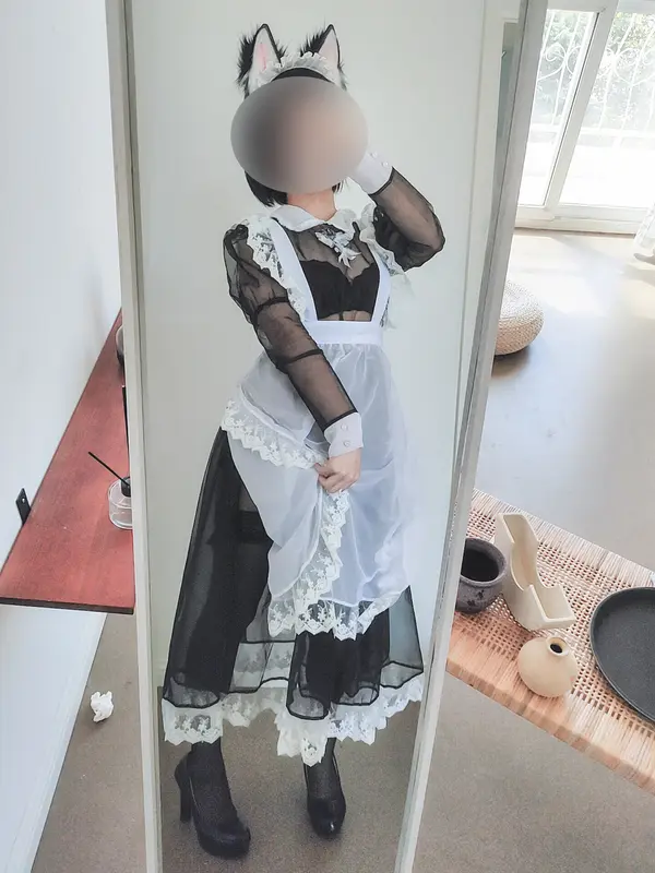 蠢沫沫 NO.37 透明女仆自拍 – 021.webp