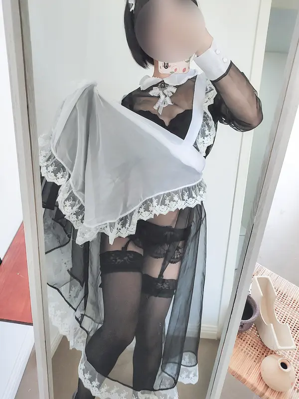 蠢沫沫 NO.37 透明女仆自拍 – 031.webp