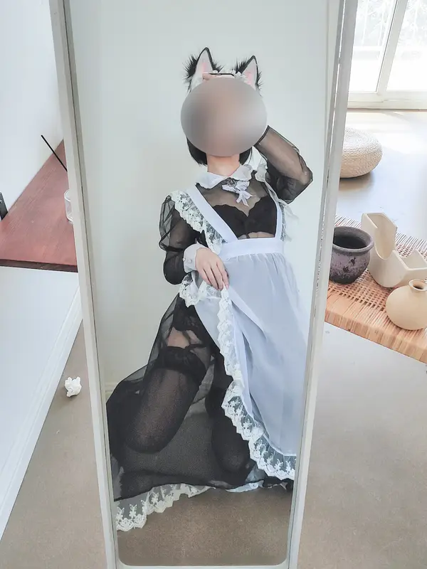 蠢沫沫 NO.37 透明女仆自拍 – 038.webp