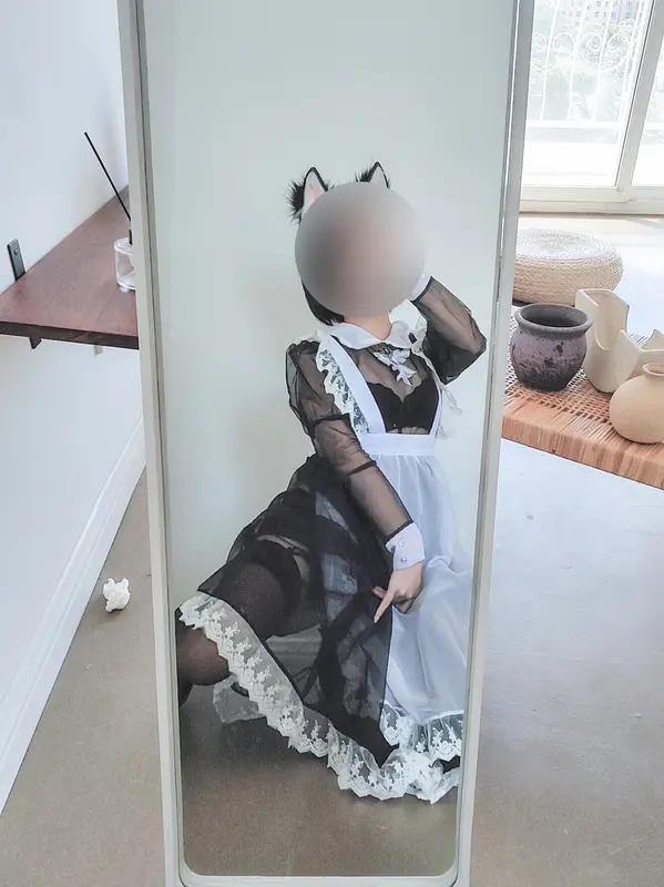 蠢沫沫 NO.37 透明女仆自拍 – 039.webp