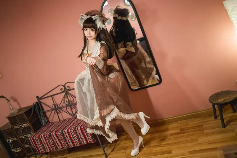 蠢沫沫 NO.42 棕透明女仆 – 021.webp