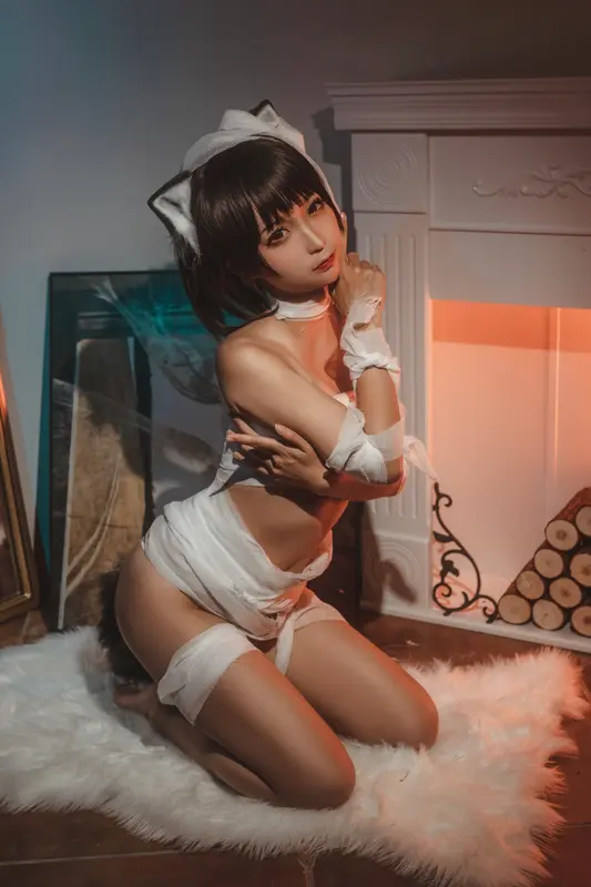 蠢沫沫 NO.56 绷带猫 – 005.webp