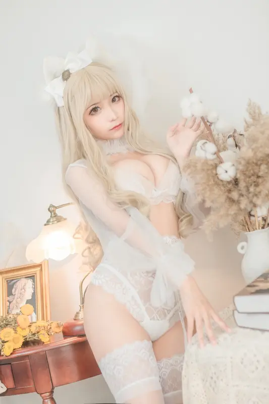 蠢沫沫 NO.58 白猫 – 001.webp
