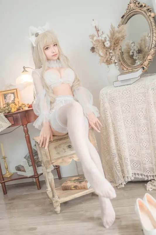 蠢沫沫 NO.58 白猫 – 008.webp