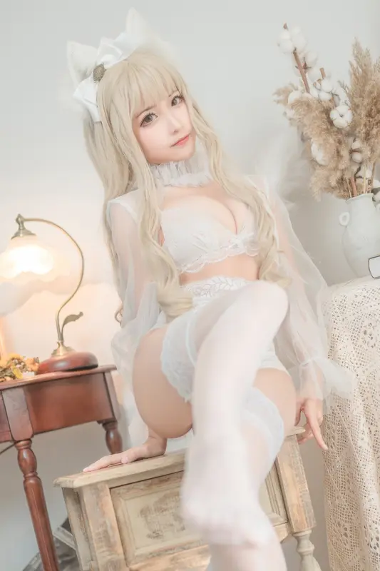 蠢沫沫 NO.58 白猫 – 015.webp