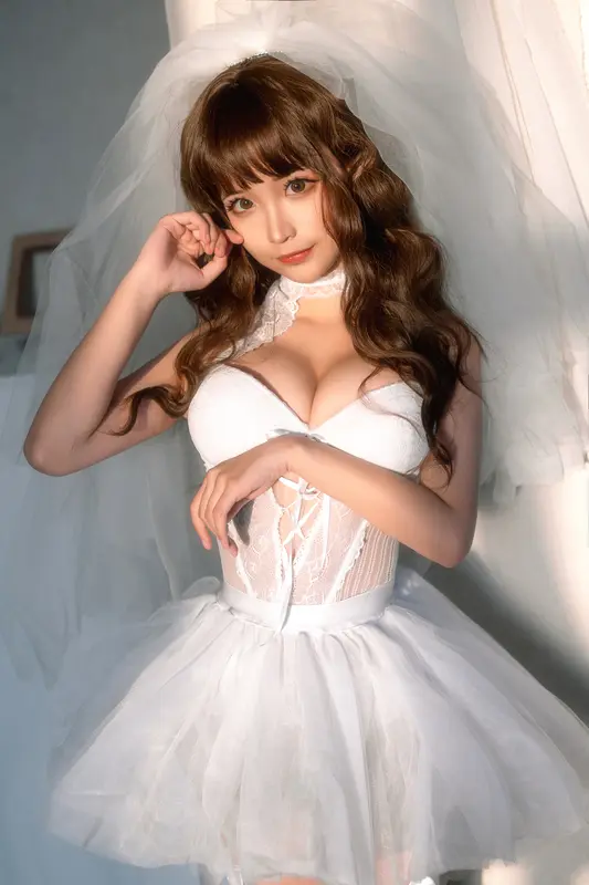 蠢沫沫 NO.60 婚纱 – 016.webp