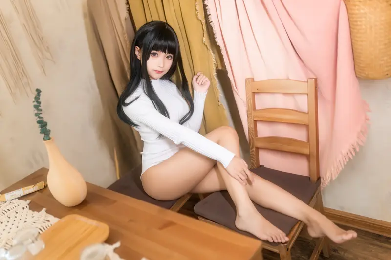 蠢沫沫 NO.67 连体毛衣 – 013.webp