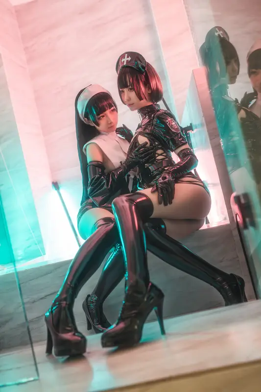 蠢沫沫 NO.71 修女×护士 – 005.webp