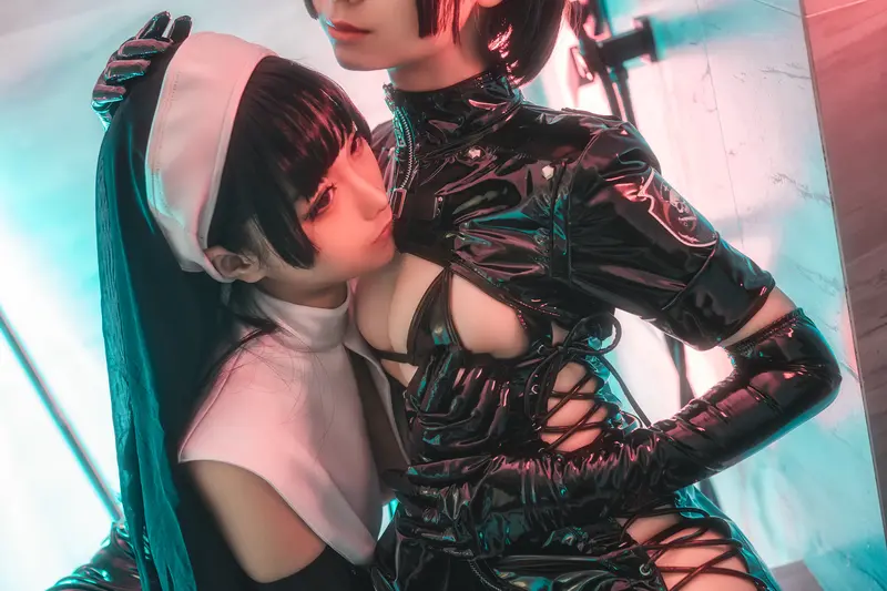 蠢沫沫 NO.71 修女×护士 – 007.webp