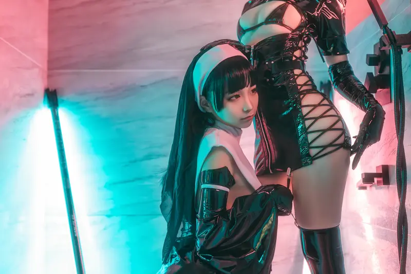 蠢沫沫 NO.71 修女×护士 – 017.webp