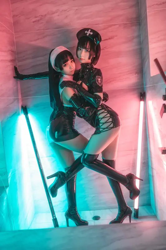 蠢沫沫 NO.71 修女×护士 – 021.webp
