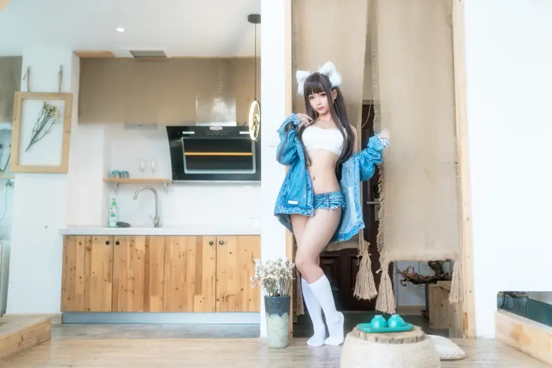 蠢沫沫 NO.80 牛仔衣 – 002.webp