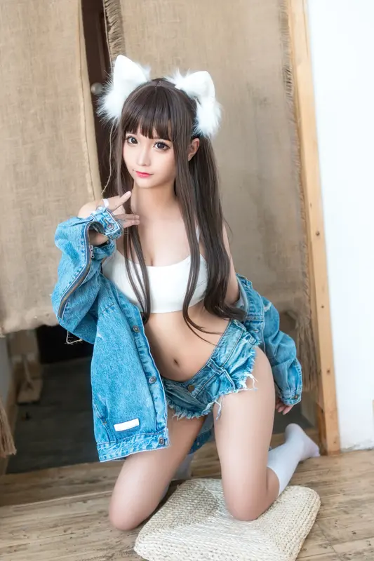 蠢沫沫 NO.80 牛仔衣 – 015.webp