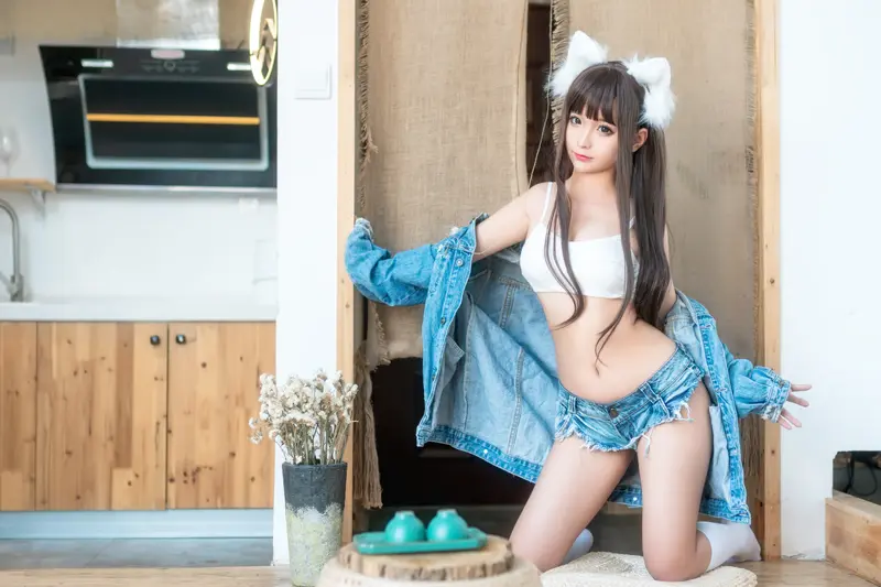 蠢沫沫 NO.80 牛仔衣 – 016.webp