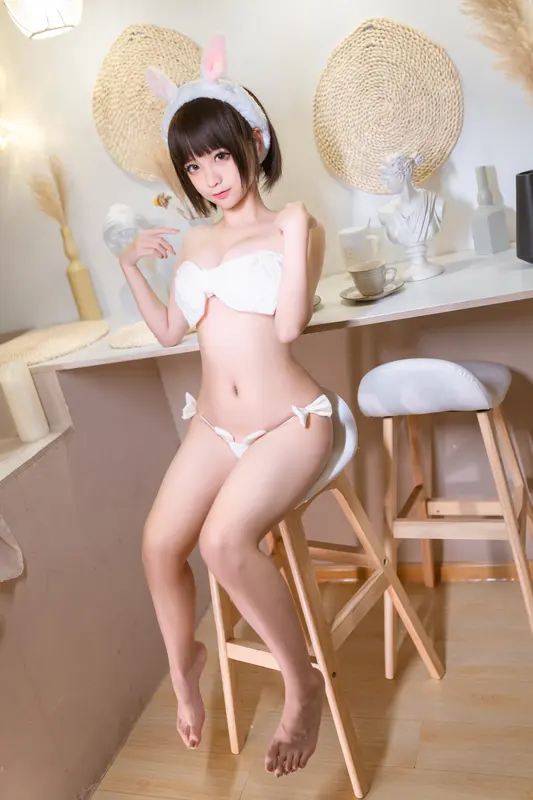 蠢沫沫 NO.95 蝴蝶结内衣 – 008.webp