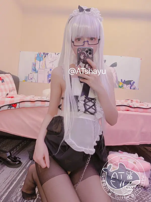 AT鲨 NO.013 女仆开档袜 – 004.webp