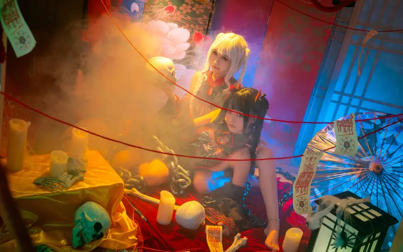 lovely呆玄 NO.011 双人僵尸 – 004.webp